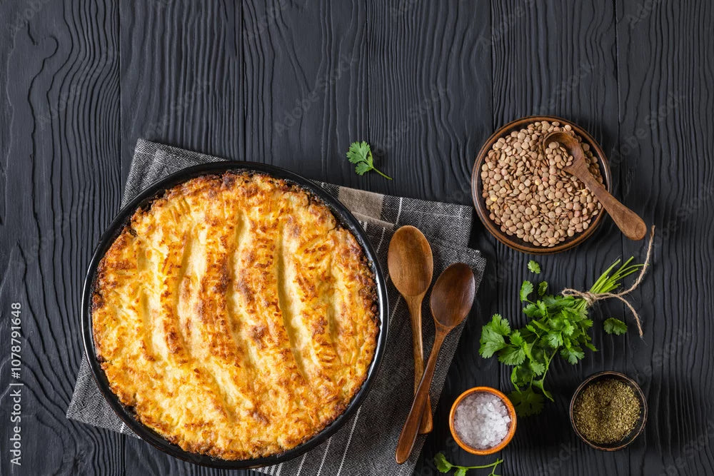 Dill Pickle Seasoned Shepherd’s Pie with Cheesy Mash