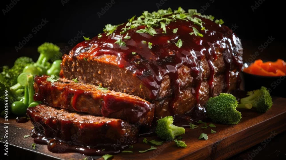 Spiced BBQ Meatloaf with a Sweet and Smoky Glaze