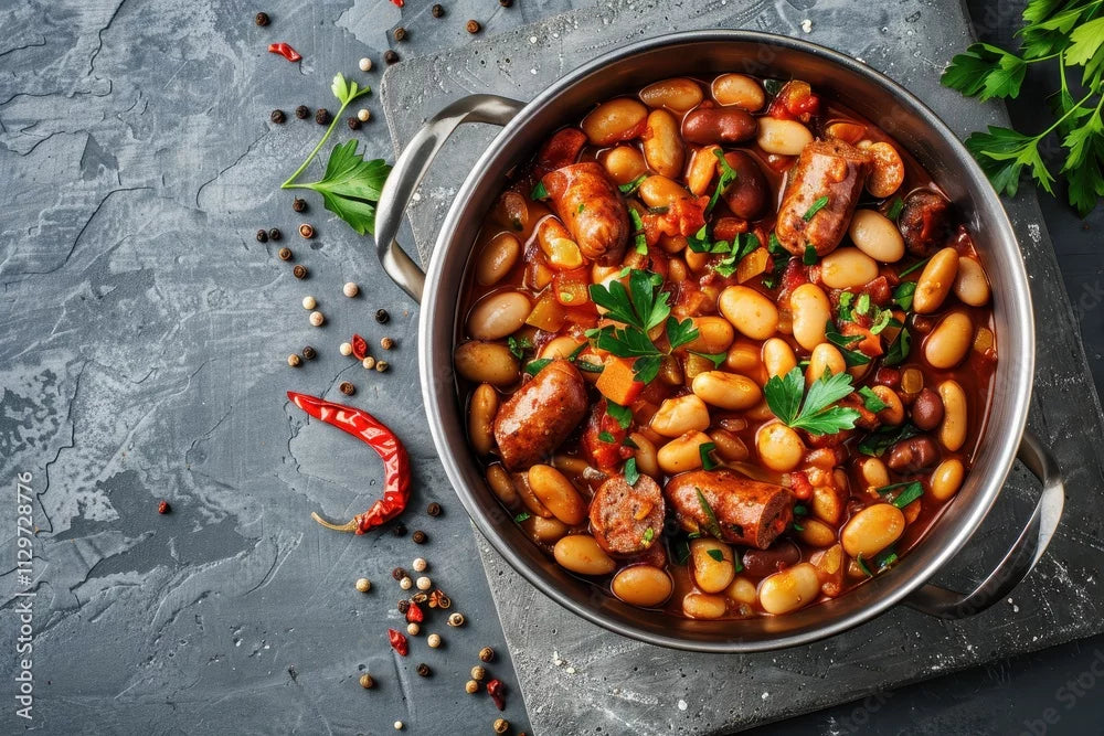 Hearty Italian Bean and Sausage Stew