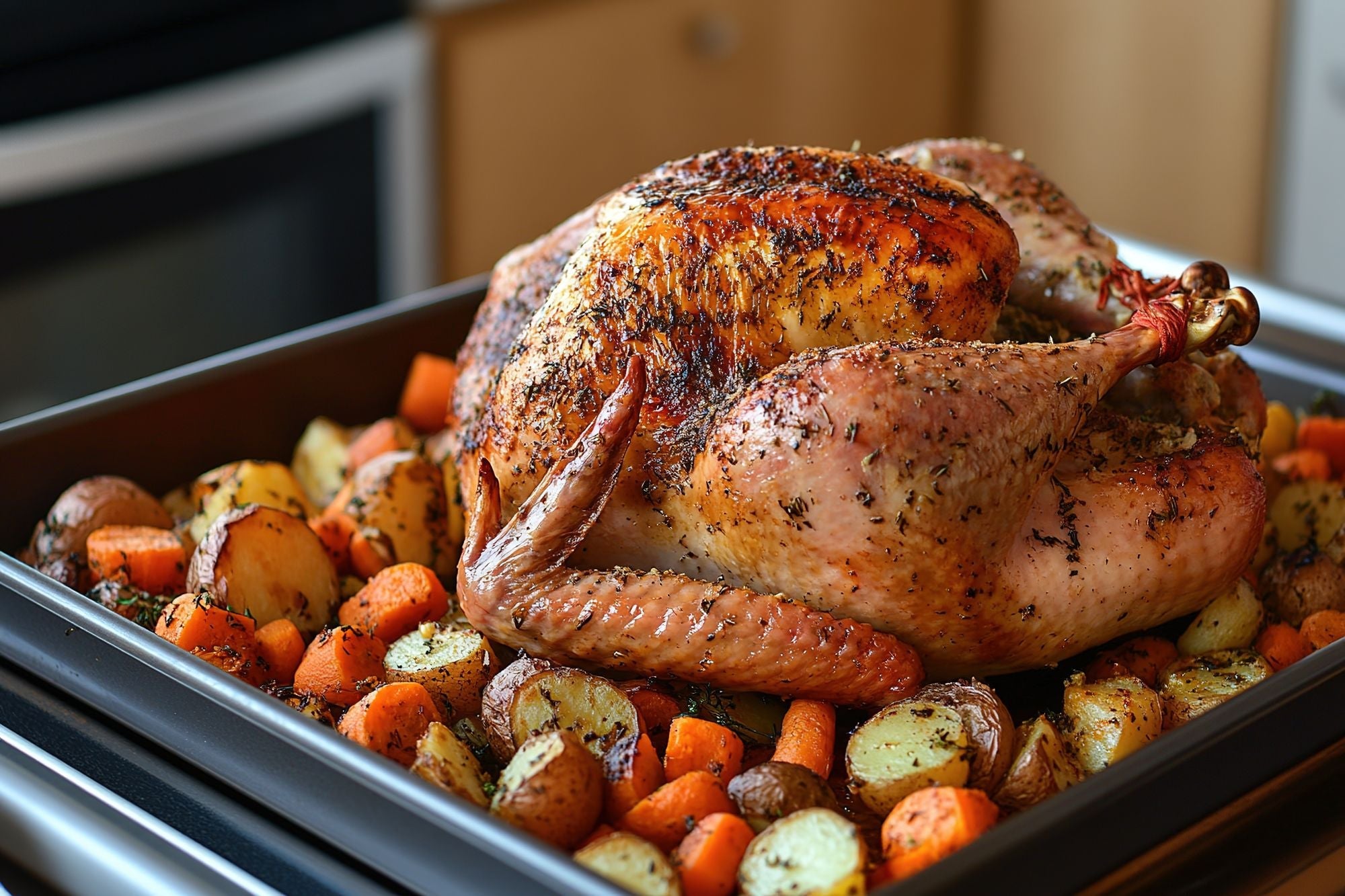 Provençal Roasted Chicken with Herbes de Provence and Vegetables